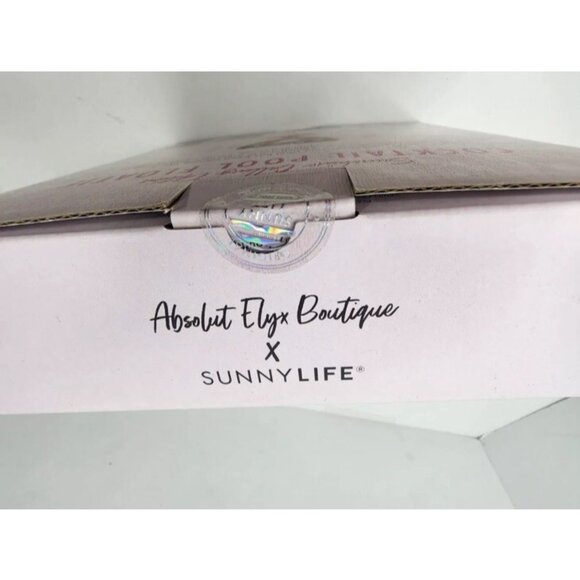 NEW SUNNYLIFE X Absolut Elyx Luxe Lie-On Cocktail Pool Float - Beach Fun - Picture 9 of 11